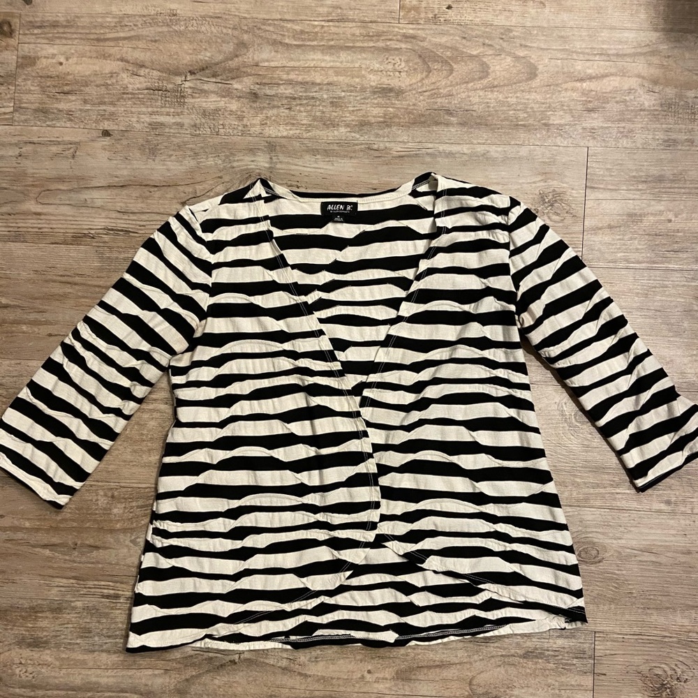 Black and white cardigan